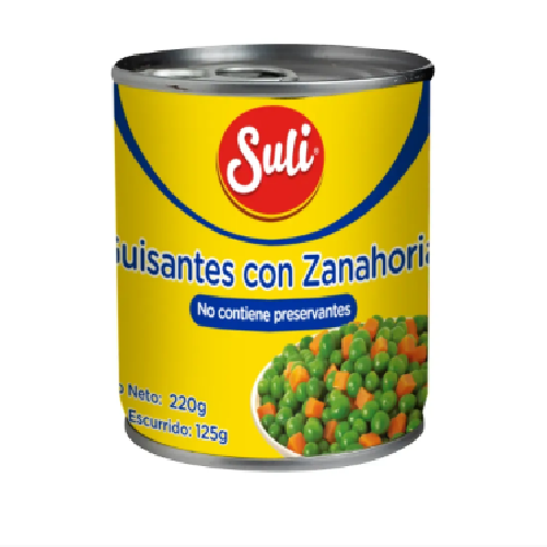 Guisante Suli con Zanahoria - 220 g